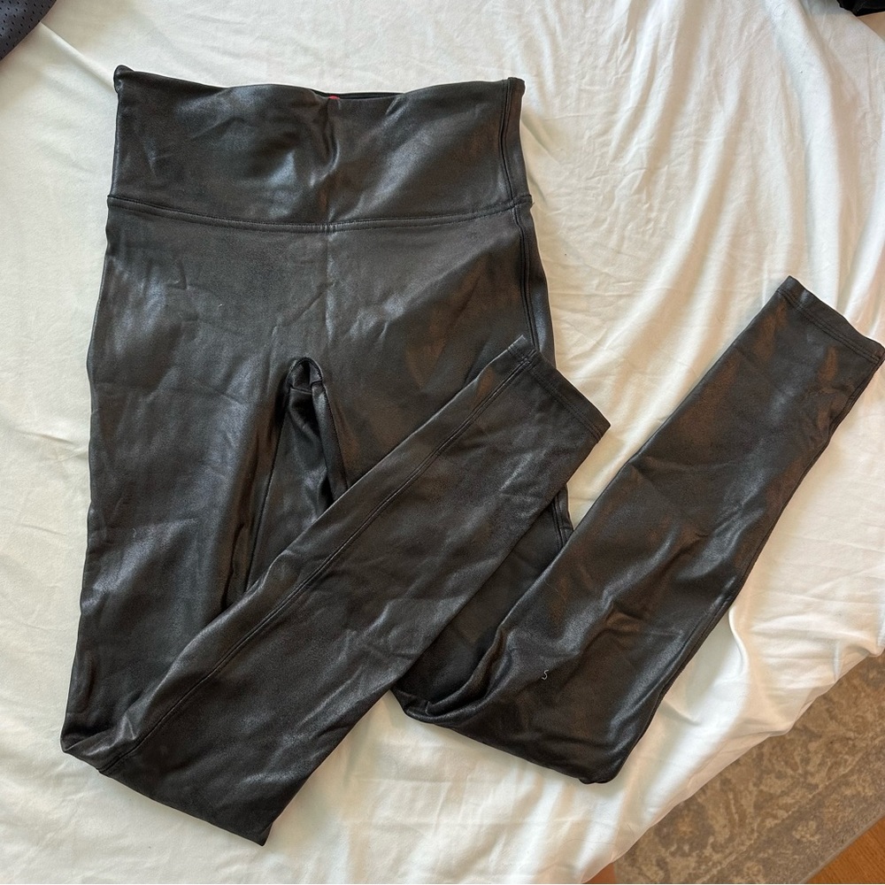 Spanx Faux Leather Leggings
